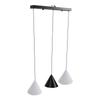 3 Light Pendant Lamp Innovative Nordic Style Iron 3 Colors Temperature Hanging Pendant Lighting for