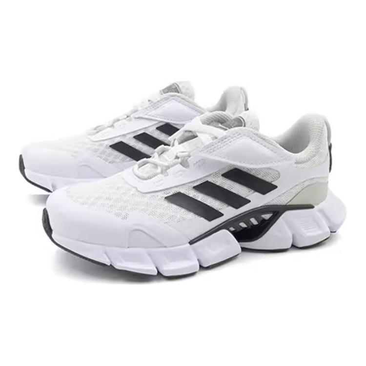 adidas Дышащие низкие детские беговые кроссовки Белые Детские JH9098