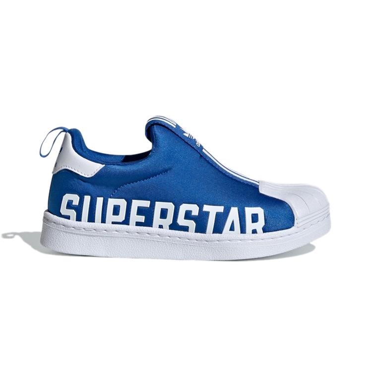 adidas Originals Superstar 360 X Удобные Дышащие Низкие Детские Кроссовки для Скейтбординга Синие EG3404