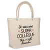 Sac Isotherme - PLANETEE - Alexandra Une Super Collègue - Coton - Grande Contenance - Imprimé En France