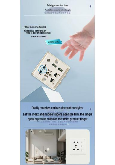 Умная розетка-выключатель Smart Graffiti с Wi-Fi/Zigbee, голосовым управлением, подсветкой, однополюсная/двухполюсная, с пятидырочным таймером.
