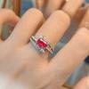 Sace Gems Классическое кольцо из медного сплава с цирконом, женские ювелирные изделия, свадебный подарок для вечеринки
