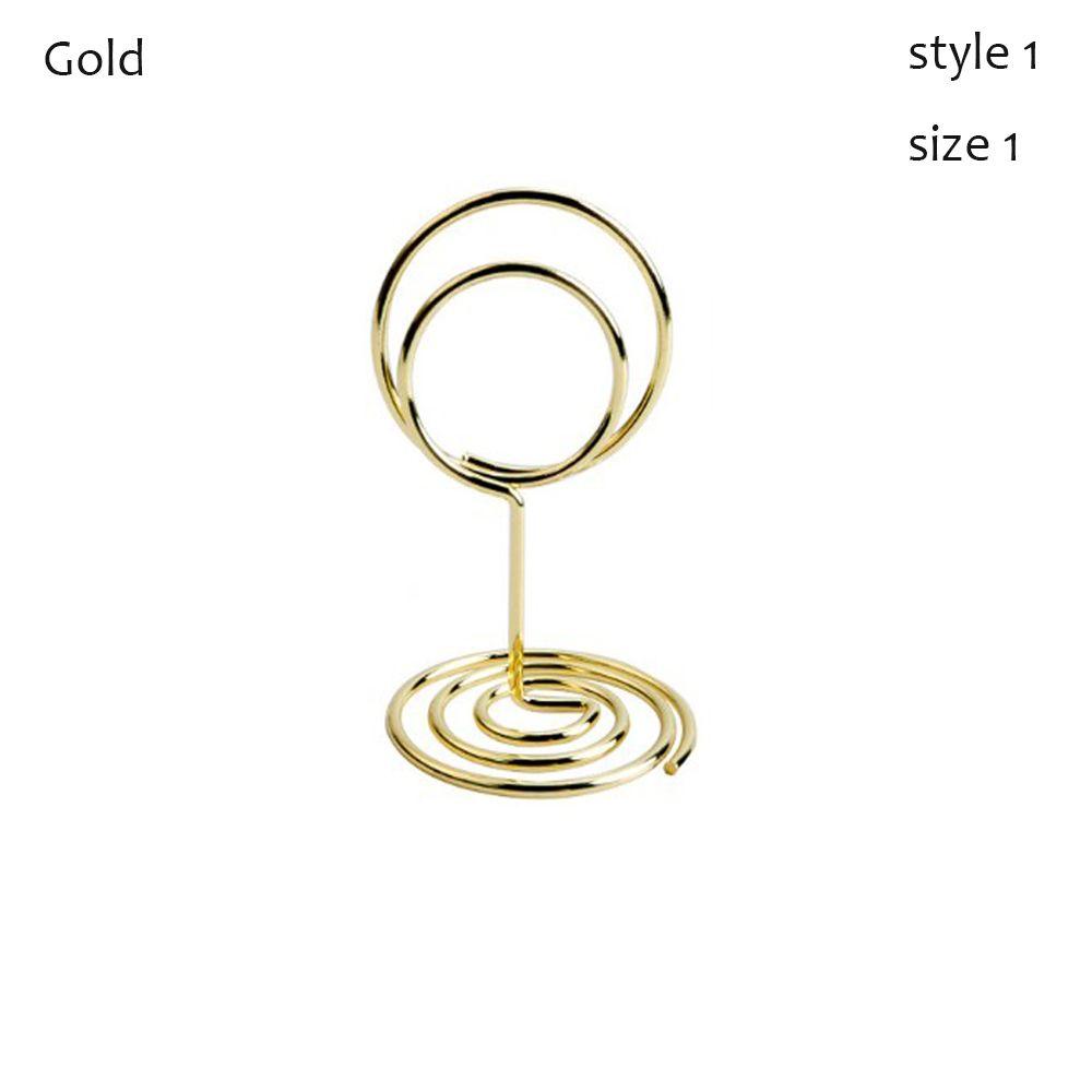 Золотое украшение для рабочего стола, свадебные принадлежности, зажимы, подставка для фотографий, зажимы для стола, держатель для номеров, карточек