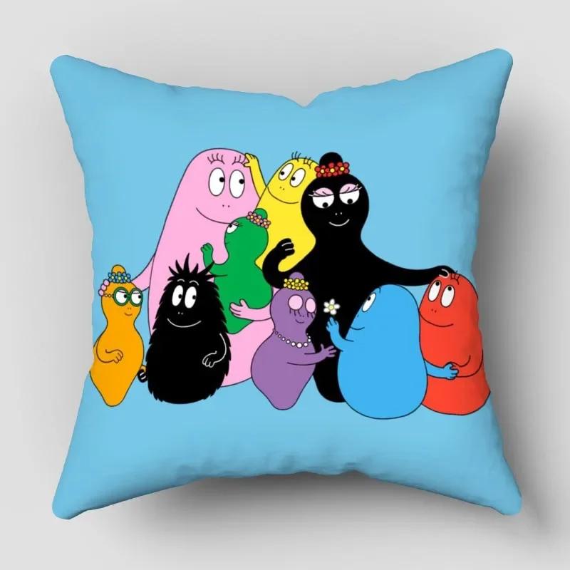 Наволочки Барбапапа Животные Снеговик Принт Наволочка Декоративная Зимняя Праздничная Вечеринка для Дивана