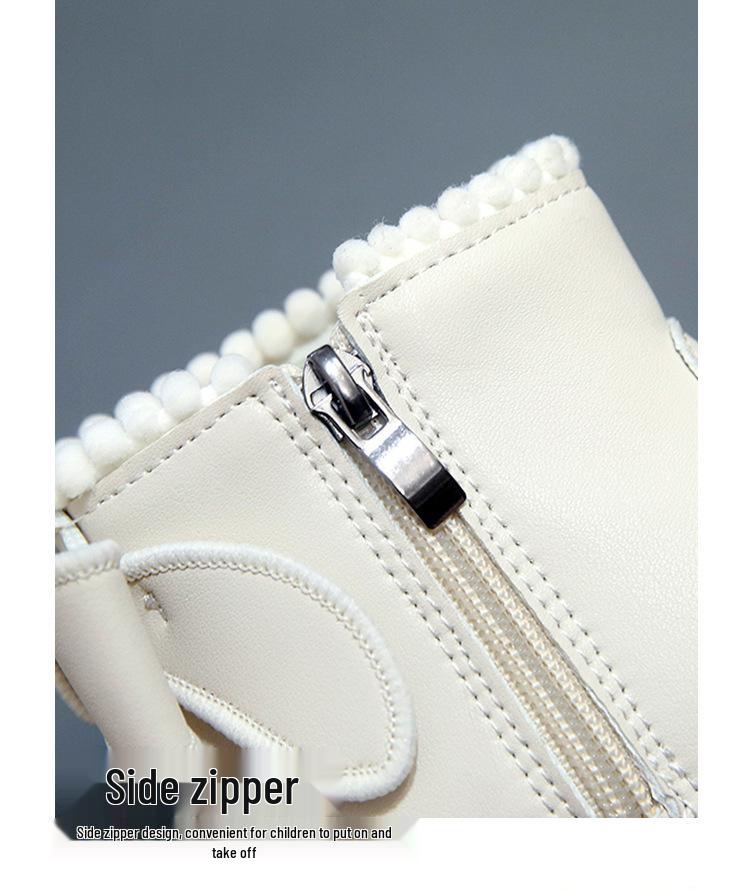 Модные мартинсы для девочек: Осень/Зима 2025 с Мягкой Подошвой и Вельветом, Дизайн Принцессы до Щиколотки.