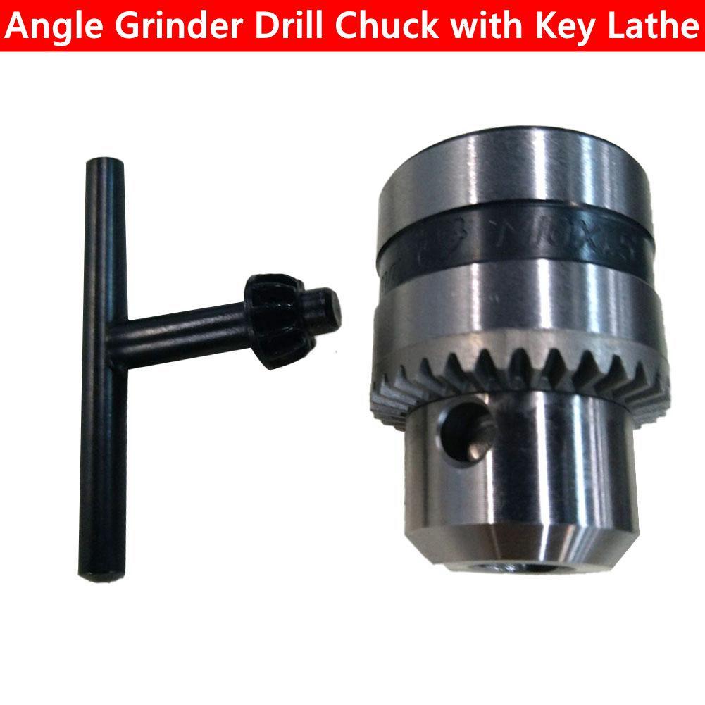 Professional Metal Heavy Duty 1/2-20UNF 0.8-13mm Keyless Drill Chuck Hex Shank/SDS/Socket Square Female Adapter Hardware Tools