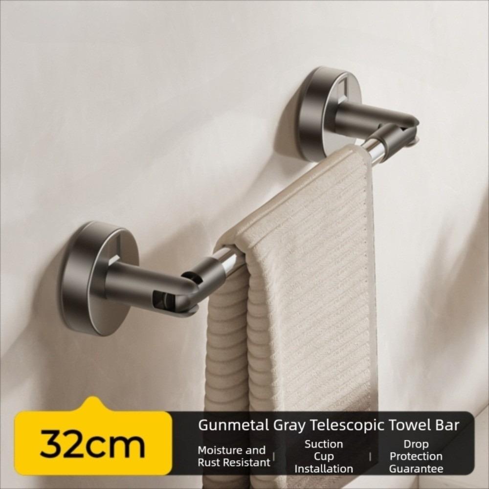 Wall Mounted Bathroom Towel Rack Retractable Bath Towel Storage Rack Shoe Storage Shelf  Home