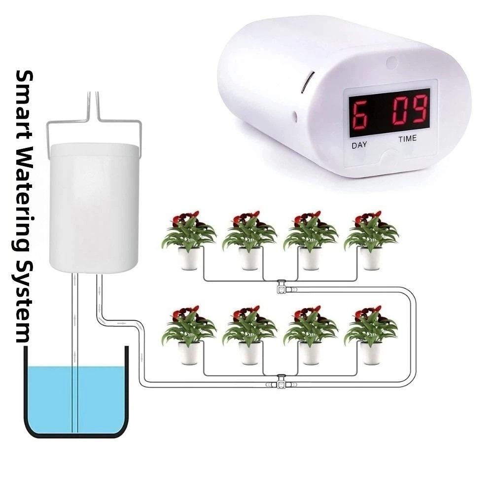 Automatic Drip Irrigation Device Adjustable Timer Waterers Home Sprinkler