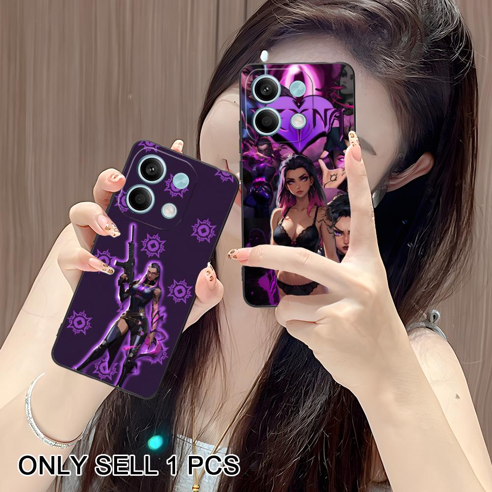 Valo Reyna Phone Case for POCO M7 M6 M5 M4 M3 X7 X6 X5 X4 X3 Pro GT 5G Soft TPU Shockproof Cover