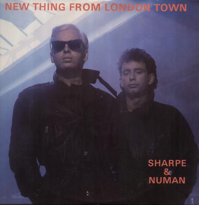 12-дюймовая пластинка SHARPE & NUMAN - New Thing From London Town NUM19 Numa 1986 UK Dance & Electronica Б/у