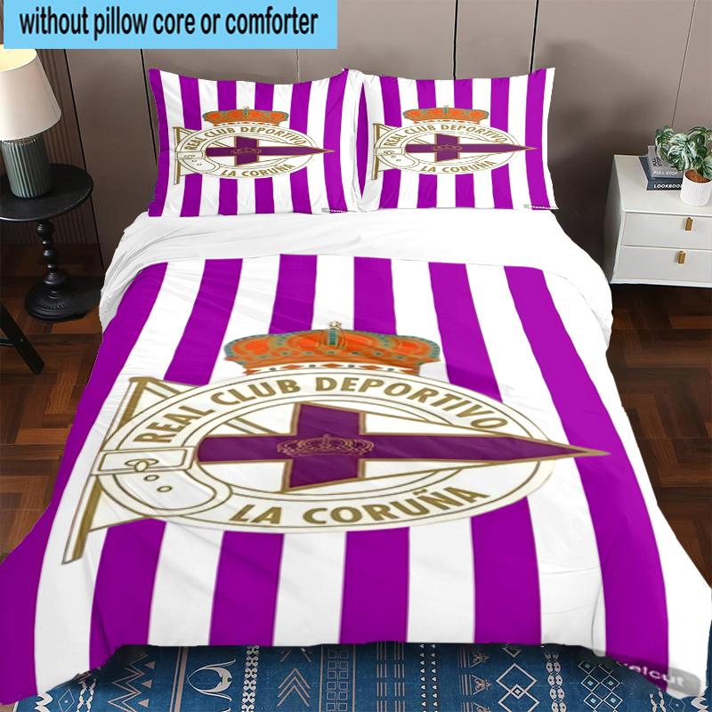 3PCS Deportivo Football Bedding Set,Including 1pc Duvet Cover And 2pcs Pillowcases Perfect for Bedroom, Dormitory, Fan Christmas gift