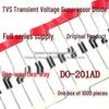 TVS-диод 1.5KE43: 1.5KE43A Однонаправленный, 1.5KE43CA Двунаправленный, 43В 1500Вт Супрессор переходных напряжений