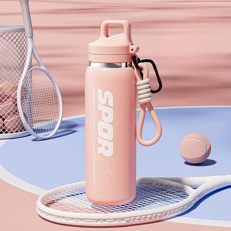 Insulated Cup Outdoor Cycling Sports Water Bottle Portable Handheld Car Cup