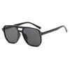 New Men's Fashionable Business Sunglasses, Pilot Double Beam Sunglasses, Trendy and Versatile Glasses Non-Polarized Fashion Accessory