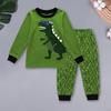 Yousheng Kids Dinosaur Pajamas Set 2 Piece Pajamas Outfits Kids Cartoon Print Nightwear Skin-friendly Loungewear Homewear Suits