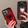 Албания Албанцы Флаг Чехол для телефона Для IPhone 17 16 15 14 13 12 11 Pro Max Plus Силиконовый Ударопрочный Чехол