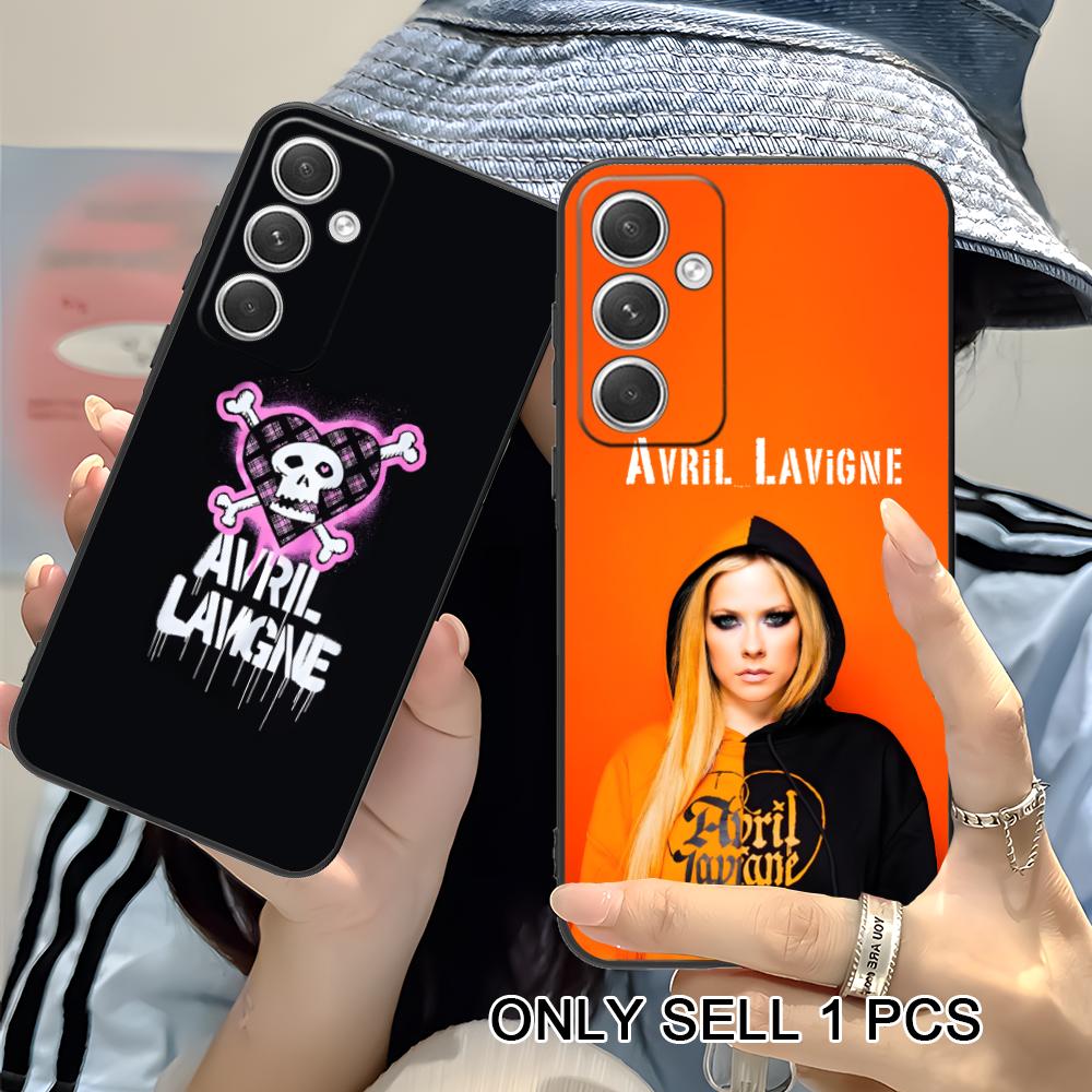 Матовый ТПУ чехол для мобильного телефона Avril Lavigne для Samsung Galaxy S26 S25 S24 S23 S22 S21 S20 Note20 Plus FE Ultra Цветная крышка