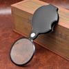 5X Mini Pocket Folding Foldable Magnifier Magnifying Glass Lens Padded Pouch