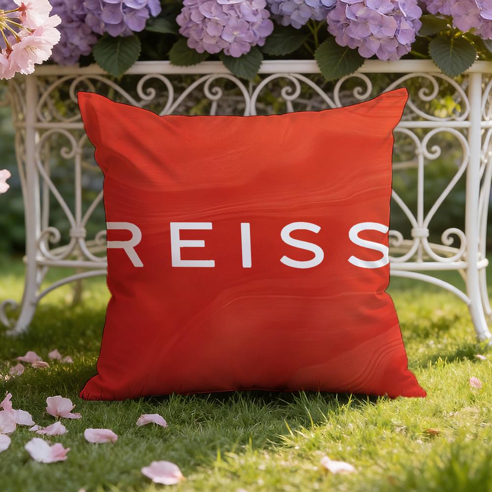British Brand R-Reiss Cushion Cover Home & Car Dual-Scene Pillow Cover: Reversible for Premium Comfort