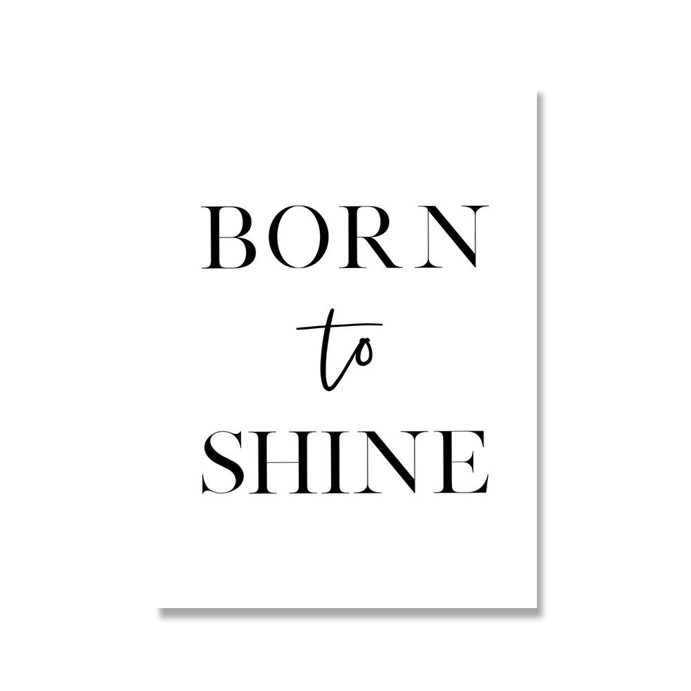 Хорошие вибрации принты вдохновляющие цитаты постеры Get Naked минималистская картина на холсте Рожденный сиять Современное настенное искусство Декор гостиной