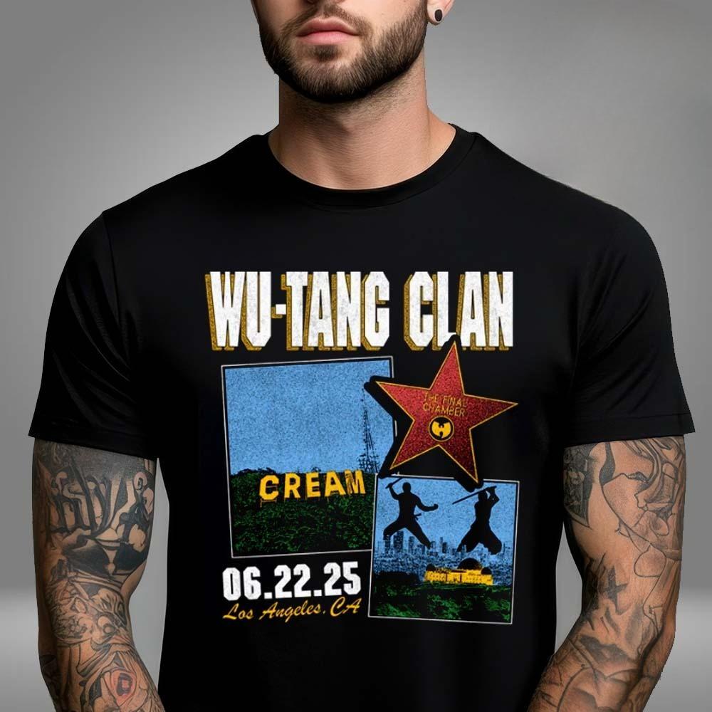 Wu Tang Clan At Nationwide Arena in Columbus OH on July 9 Unisex T-Shirt High-end Luxury Is for Both Men and Women Top Y2k