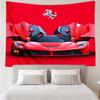 Гобелен с логотипом Ferrari для спальни, эстетичные гобелены для классной комнаты, настенное панно для гостиной, общежития, офиса, идеальный креативный подарок