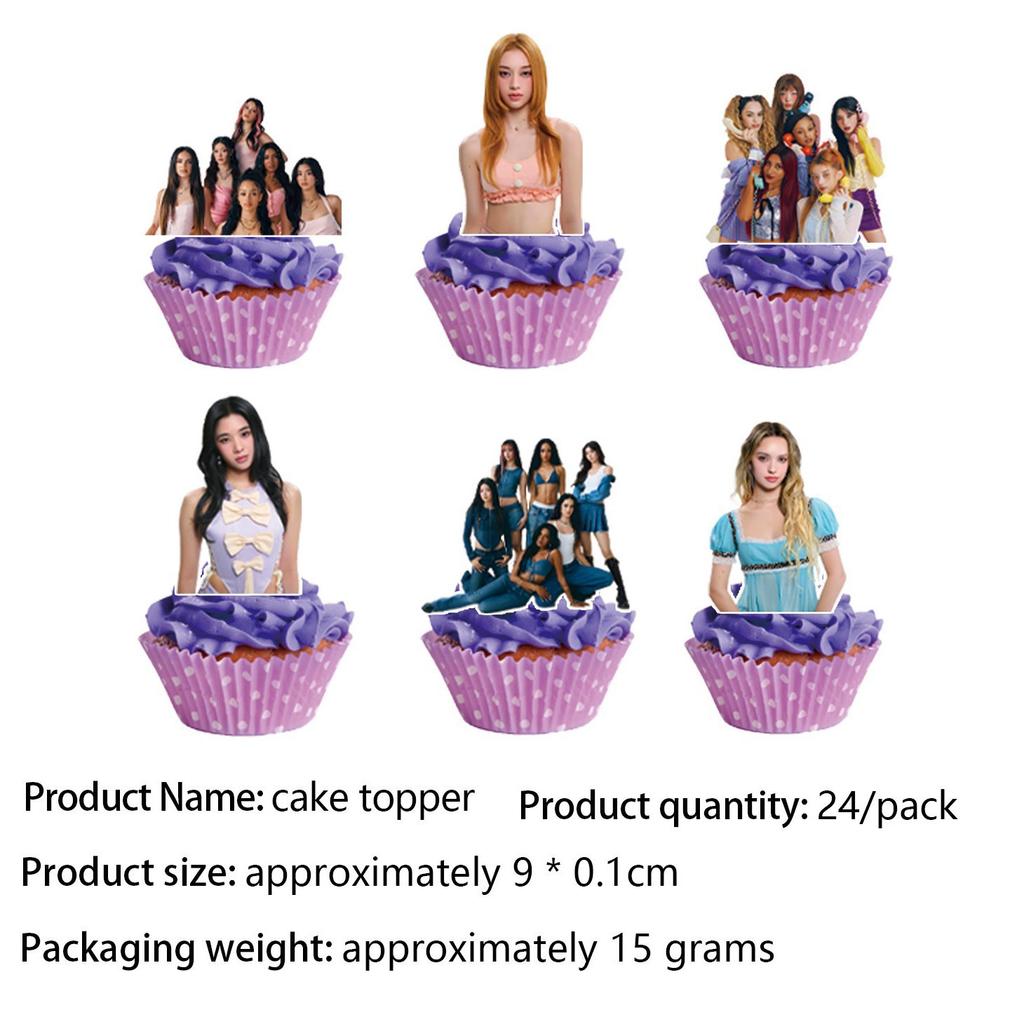 K&Katseye Birthday Party Supplies For Kpop Decor Girl Fans Plate Cup Napkin Topper Balloon Party Decoration Baby Shower Gift