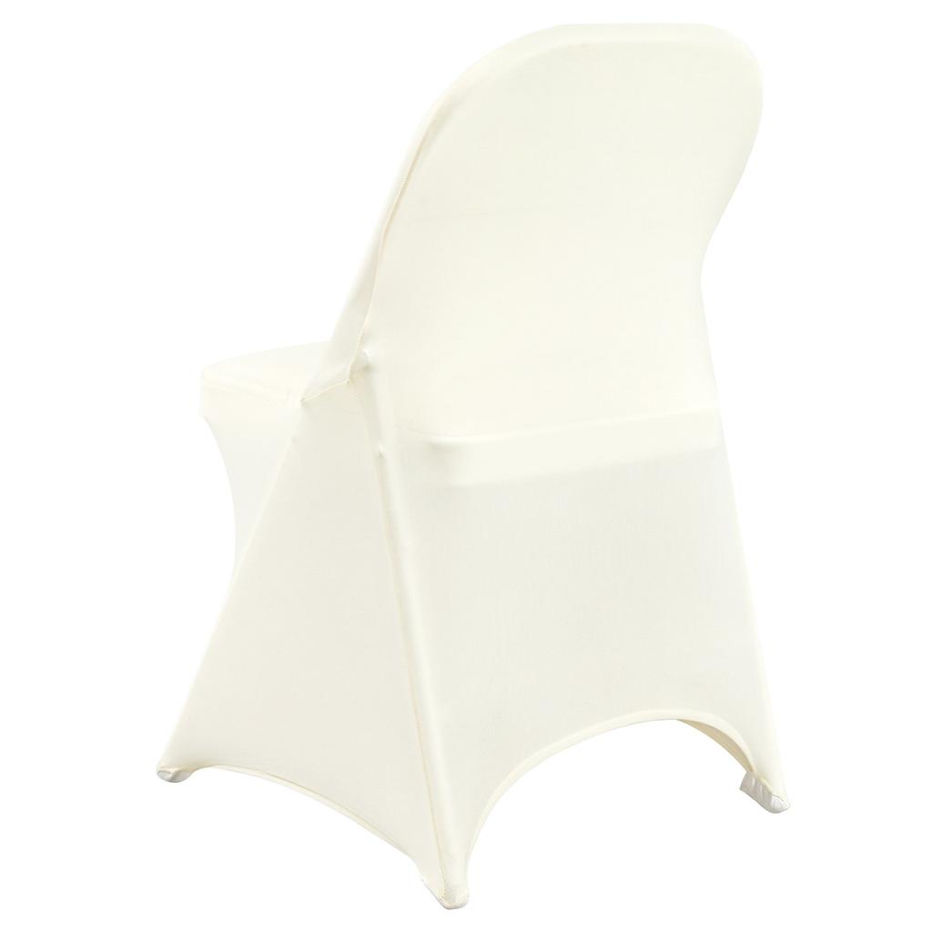VEVOR Stretch Spandex Folding Chair Covers, Universal Fitted Chair Cover, Removable Washable Protective Slipcovers, for Wedding, Holiday, Banquet
