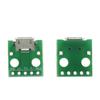 10Pcs/Lot MICRO MINI5P Type-c USB USB2.0 To Dip Female B-type Square Interface Printer Mike PCB Converter Adapter Breakout Board