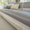 Ice Silk Sofa Cushion Summer Mat Seat Cushion Non-Slip  New Cover Cloth Mat Summer Sofa Cushion