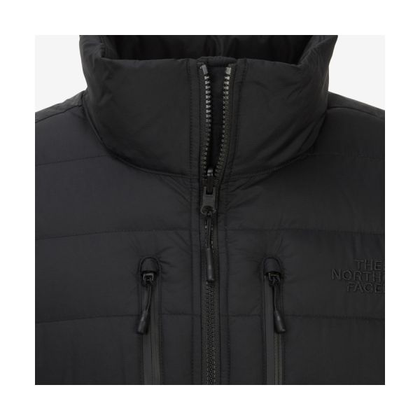 The North Face Мужская длинная стеганая куртка на молнии с карманами NJ4FR67A