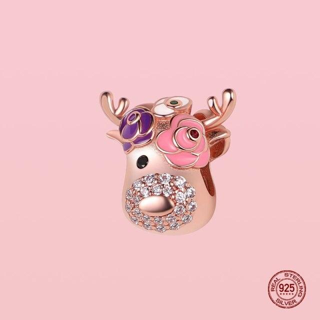 Подвеска из стерлингового серебра 925 пробы, очаровательные бусины для оригинального браслета Panjia, ожерелье, женские украшения