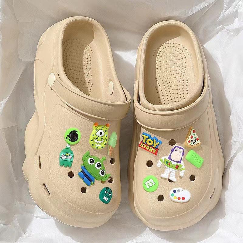 Новые летние женские Crocs 2025: Поддержка свода стопы, Толстая подошва, Внешний слой из ЭВА, Нескользящая, Мягкая подошва.