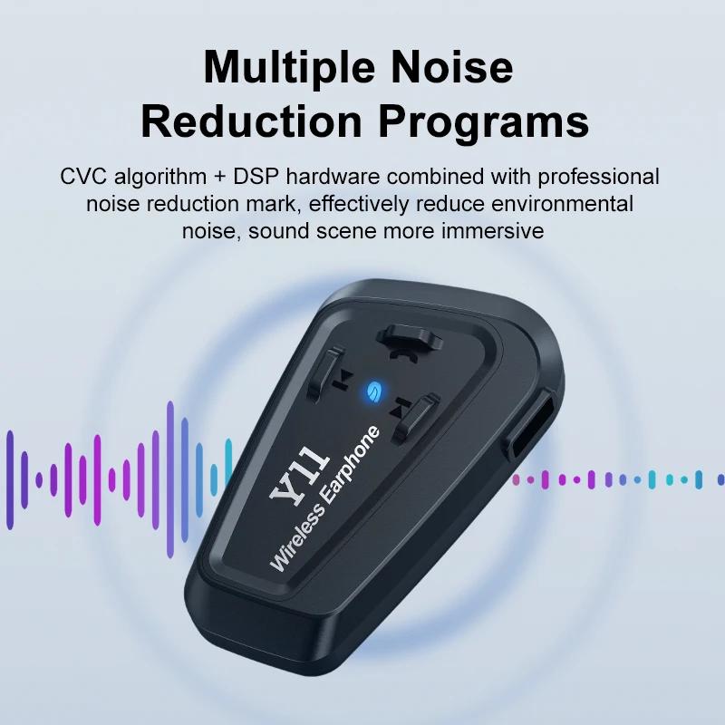 Y11 Мотоциклетный шлем Bluetooth 5.3 Гарнитура Водонепроницаемая Мотоциклетная гарнитура Беспроводная Громкая связь Звонок Музыкальный плеер Шлем Наушник