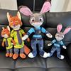 Lovely Zootopia Plush Toy Nick Fox Judy Rabbit Plushies Stuffed Anime Huggable Lovely Doll Birthday Gifts Girl