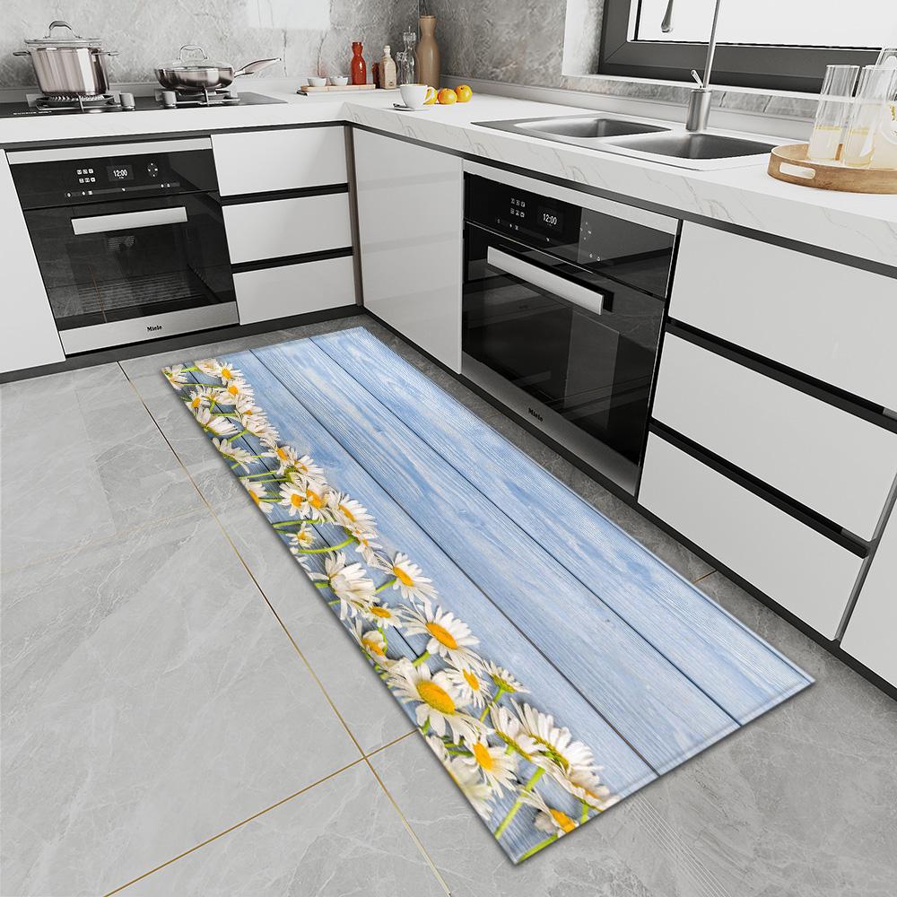 Коврик для кухни, коврик для входной двери, ковер для спальни, коридора, ванной комнаты, нескользящий пол, ковер с рисунком для гостиной