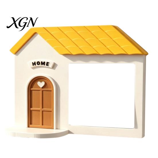 PLA Switch Decoration 3D Printed House Decoration, Light Frame with Figure Display Shelf, Wall Cover Plate for Home Office Living Room Cartoon