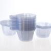 Одноразовый 40-миллилитровый толстый пластиковый стаканчик для проб краски, мочи, тестов и многого другого