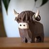 Cow Statue Rings Display Holder Collectible Desktop Decor Storage Stand Jewelry Organizer for