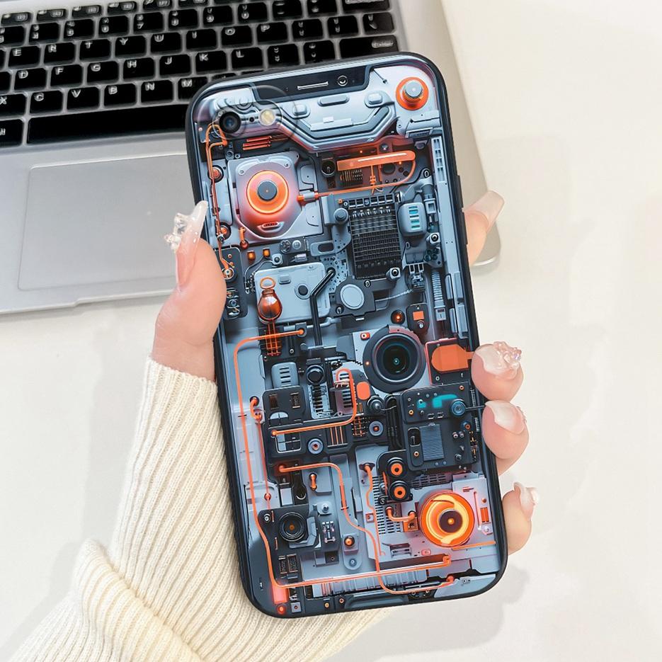 For Apple iPhone 6 6S Plus Case Fashion Candy Painted Cover Shockproof Phone Case For iPhone 6S Plus iPhone6 S Soft Fundas Coque
