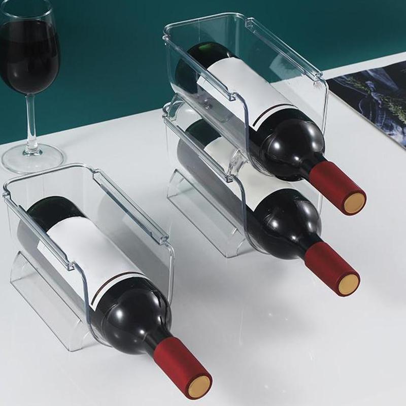 Wine Storage Rack Stackable Wine Bottle Holder Wine Cabinet Counter Holder Red Wine Storage Stand Champagne Wall Stand