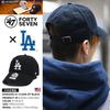 47BRAND Низкая кепка Los Angeles Dodgers Коллаборация MLB Главная лига бейсбола Аутентичная Размер F [B-RGW12GWS-BKD] Кепка, Кепка, (01) Черный,