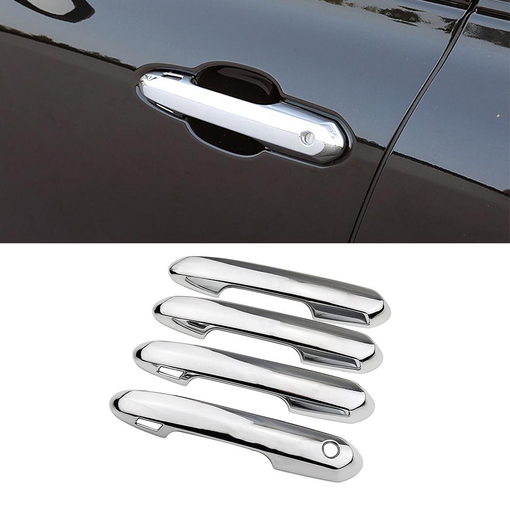 For Toyota Highlander XU70 2024 Exterior Part Modify Chrome Door Handle Cover Trim Color Change ABS Decoration Protector Sticker
