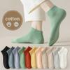 Women's Thin Athletic Cotton Socks Ankle Socks for Women Breathable Low Cut Moisture Socks for Summer