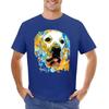 Pure Gold Golden Retriever Art by Sharon Cummings T-shirt anime new edition boys animal print designer t shirt men
