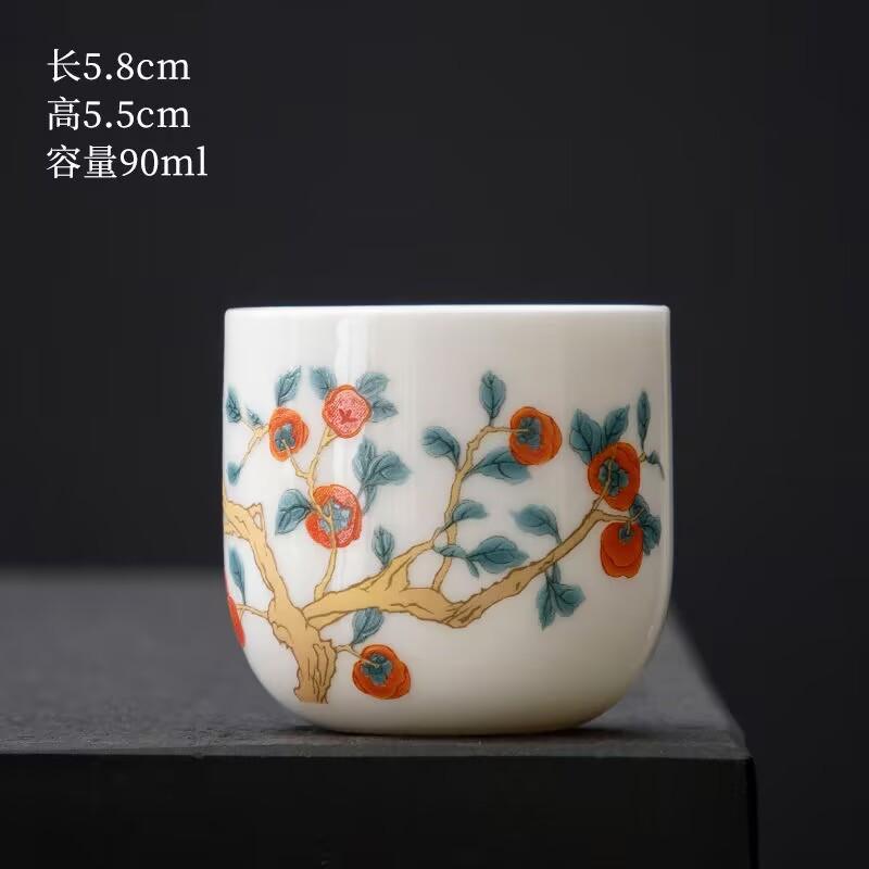 Нефритовая пиала из суета, керамическая, для кунг-фу, маленькая пиала, одинарная пиала, мастер-пиала, чайный сервиз, чайная чашка, набор чайных чашек, чайная пиала, чайная, из высококачественного белого фарфора