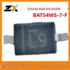 BAT54WS-7-F SOD323 Диод Шоттки, 30В 200мВт, Шелкография L9