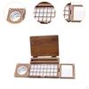 Watercolor Paint Box Folding Supplies Painters Wood Tray Empty Palette