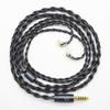 SoundsGood Anthracite Handmade Recable with Graphene Single Crystal for OCC Upgrade Replacement Cable Coating, High-Purity Copper, Earphones, Cable,