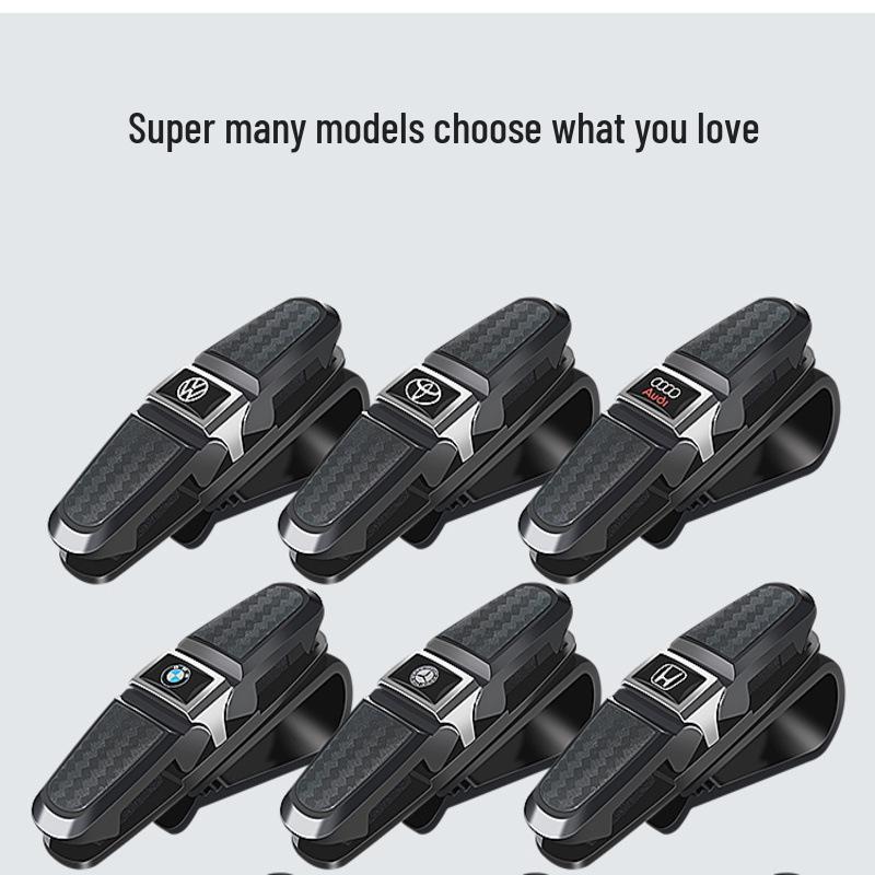 Многофункциональный держатель для солнцезащитных очков и клипса на солнцезащитный козырек